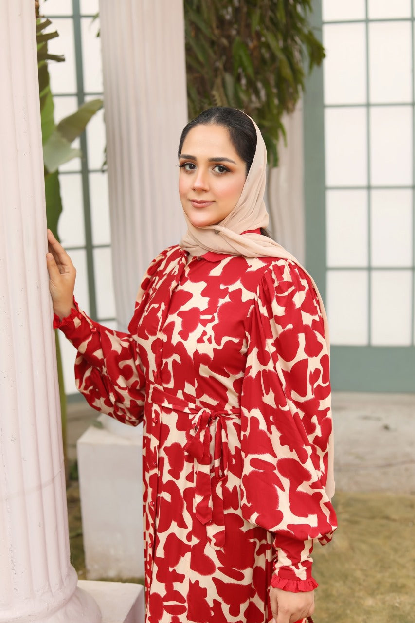 Boss Lady- Red - Eshaal Mishkaat