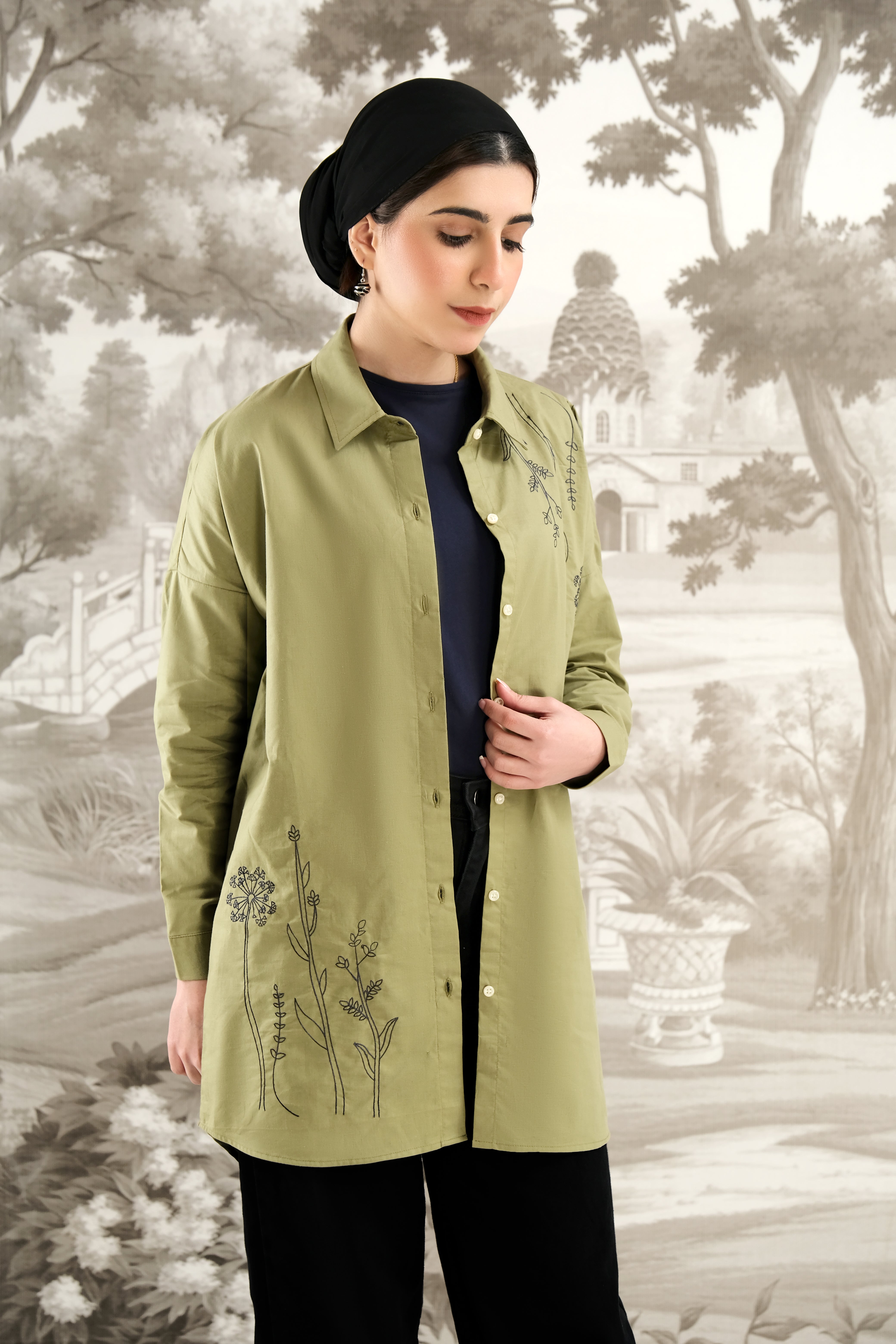 Forest Button Down Shirt