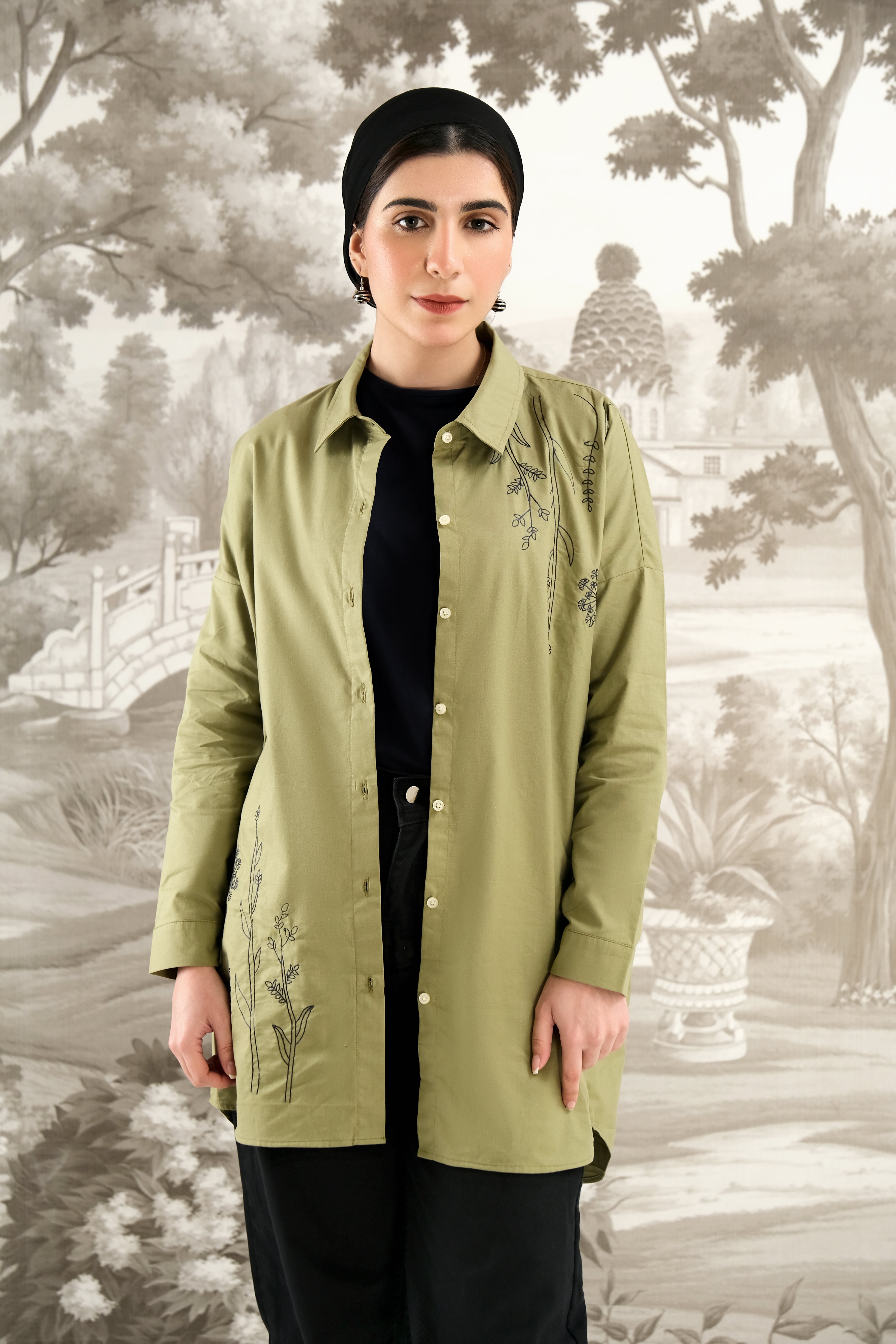 Forest Button Down Shirt